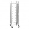 Kolica za gastronorm posude od nehrđajućeg čelika - 10 razina - Bartscher