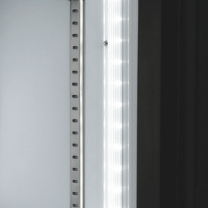 Hladnjak s pozitivnim i negativnim temperaturama - 2 staklena vrata - 820 L - Bartscher