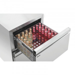 Hladnjak s 2 vrata i 2 ladice - Š 600 x D 600 mm - Bartscher