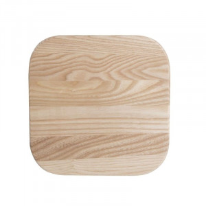 Niski tabure od pocinčanog čelika s drvenim sjedištem Cantina - set od 4 - Bolero