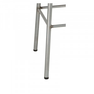 Visoko stolica od pocinčanog čelika s drvenim sjedištem - set od 4 - Bolero