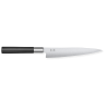 Nož za filetiranje klena Wasabi Black KAI 18 cm - Oštrica od poliranog nehrđajućeg čelika i ergonomski držalo