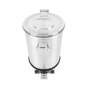 Koš za smeće od nehrđajućeg čelika s pedalom - 50 L - Dynasteel