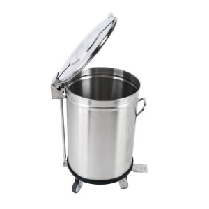 Koš za smeće od nehrđajućeg čelika s pedalom - 100 L - Dynasteel