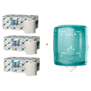 Pakiranje za početak s distributerom za centralno odmotavanje i papirima za brisanje.