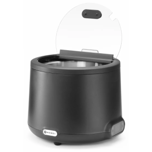 Lonac UNIQ crni - 8 L HENDI: vrhunski alat za profesionalno održavanje vaših juha toplima.